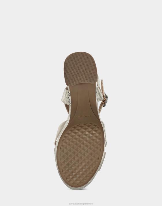 sandaal zacht goud leer Aerosoles 0V00339 vrouwen