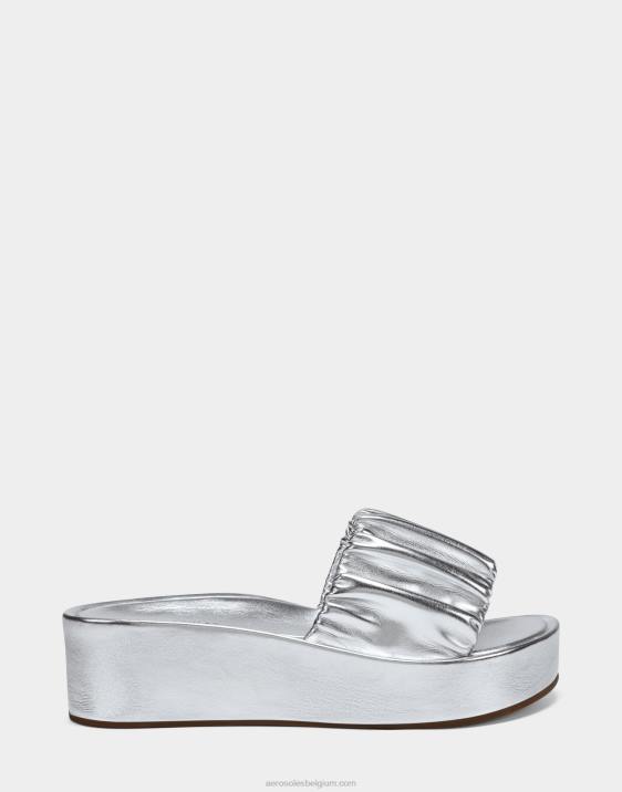 sandaal zilver metallic Aerosoles 0V00299 vrouwen