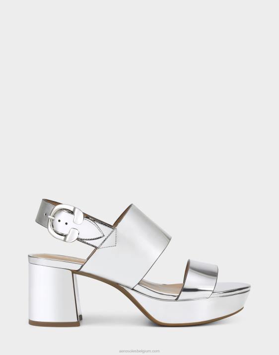 sandaal zilver metallic Aerosoles 0V00348 vrouwen