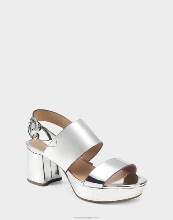 sandaal zilver metallic Aerosoles 0V00348 vrouwen