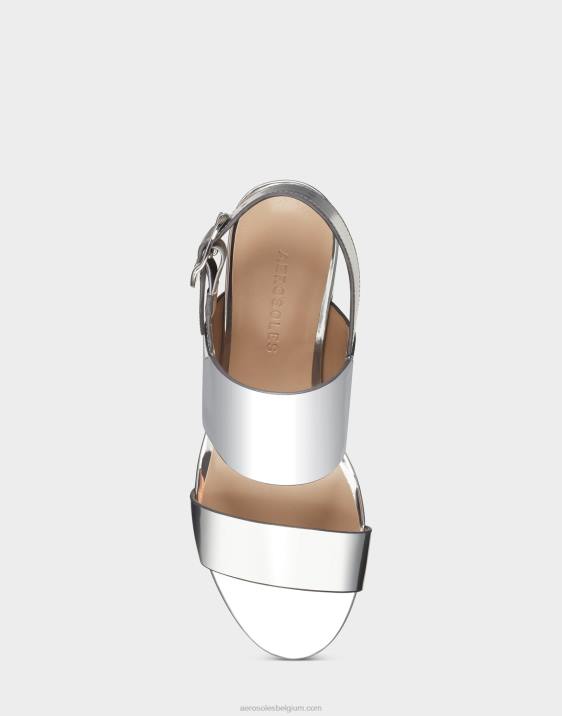 sandaal zilver metallic Aerosoles 0V00348 vrouwen