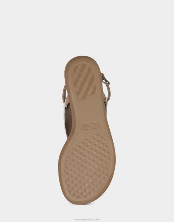 sandaal zilver metallic Aerosoles 0V00478 vrouwen