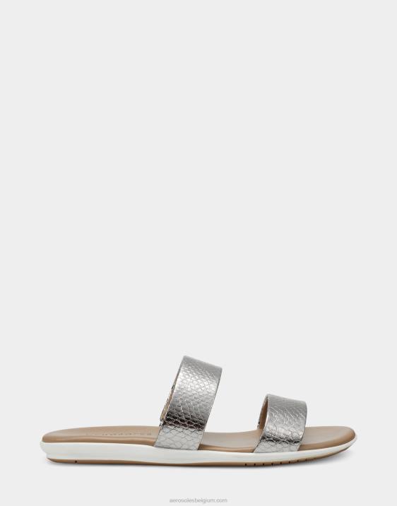 sandaal zilver metallic Aerosoles 0V00480 vrouwen