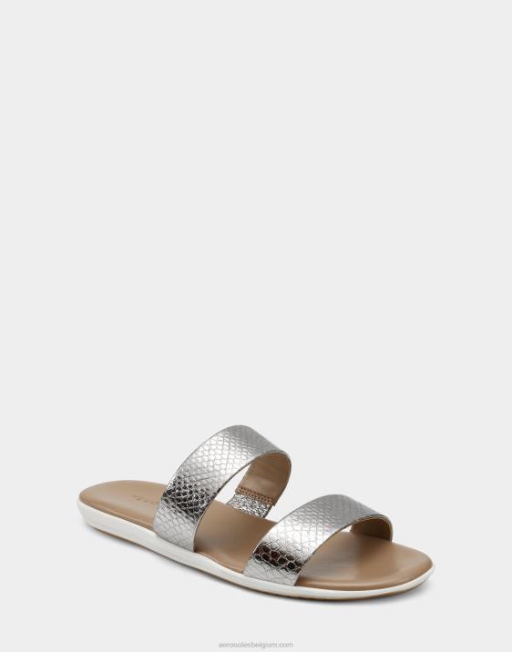 sandaal zilver metallic Aerosoles 0V00480 vrouwen