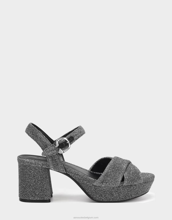 sandaal zilver metallic stof Aerosoles 0V00343 vrouwen