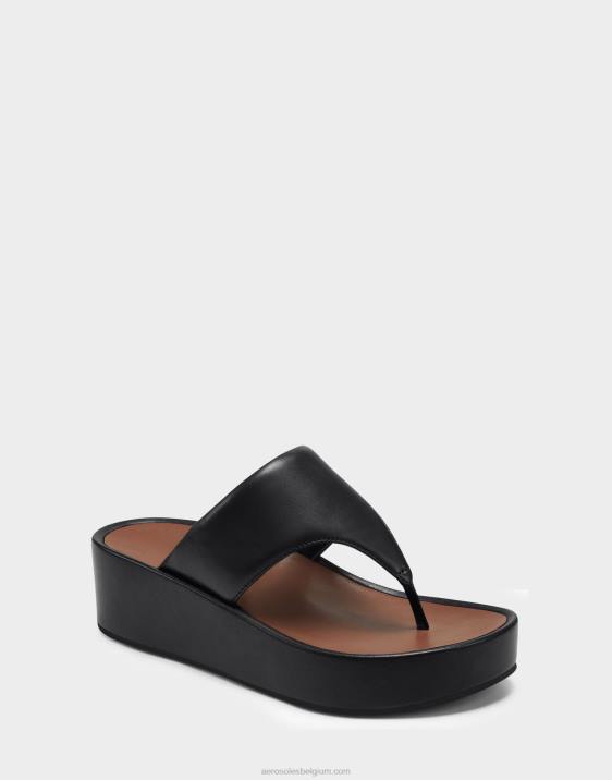 sandaal zwart Aerosoles 0V00290 vrouwen