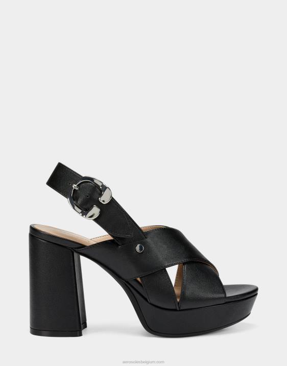 sandaal zwart Aerosoles 0V00388 vrouwen
