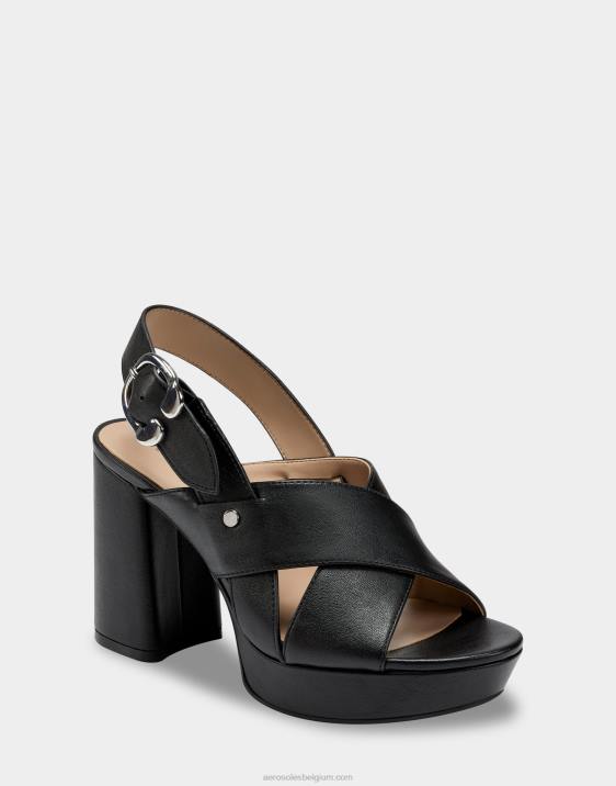 sandaal zwart Aerosoles 0V00388 vrouwen