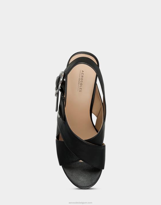 sandaal zwart Aerosoles 0V00388 vrouwen