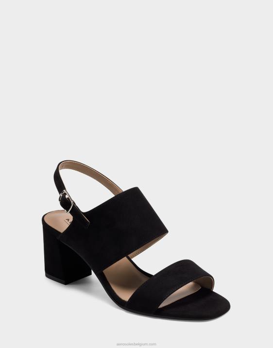 sandaal zwart Aerosoles 0V00427 vrouwen