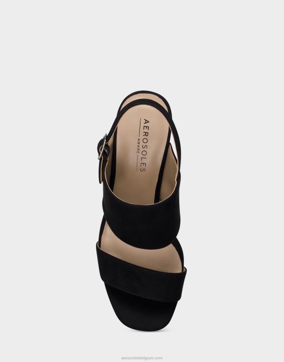 sandaal zwart Aerosoles 0V00427 vrouwen