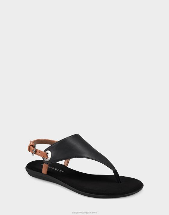 sandaal zwart Aerosoles 0V00483 vrouwen