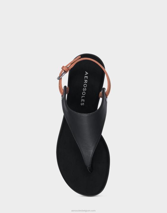 sandaal zwart Aerosoles 0V00483 vrouwen