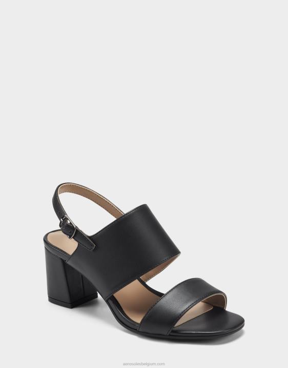 sandaal zwart kunstleer Aerosoles 0V00428 vrouwen