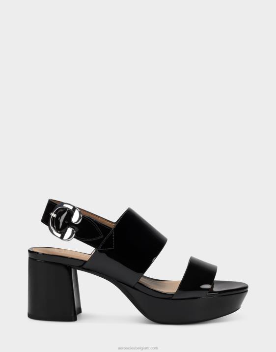 sandaal zwart lak Aerosoles 0V00350 vrouwen