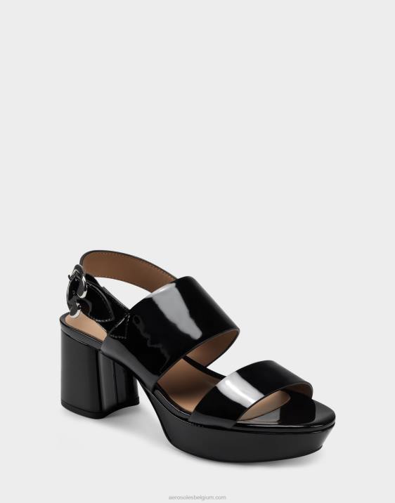 sandaal zwart lak Aerosoles 0V00350 vrouwen