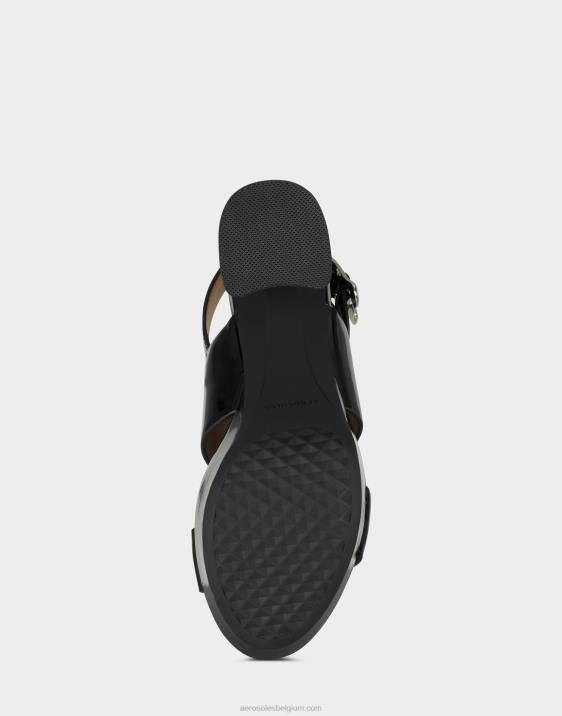 sandaal zwart lak Aerosoles 0V00350 vrouwen