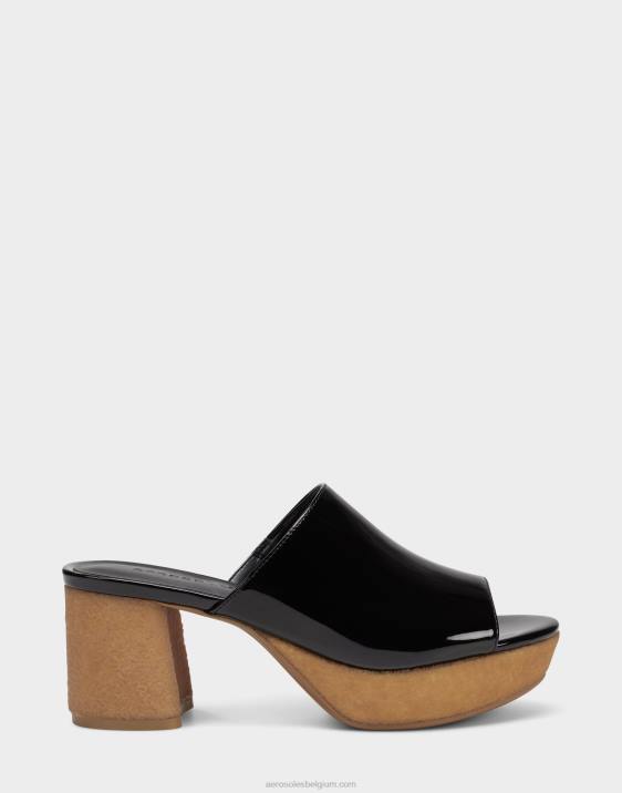 sandaal zwart lak Aerosoles 0V00383 vrouwen