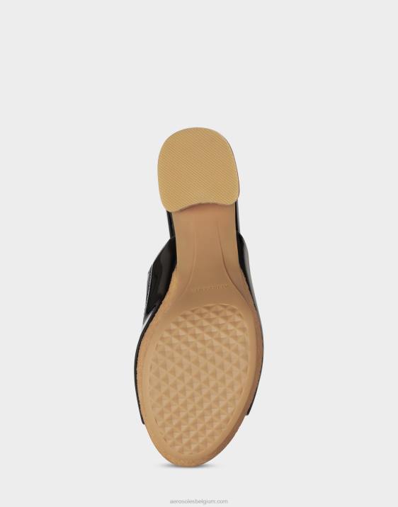 sandaal zwart lak Aerosoles 0V00383 vrouwen