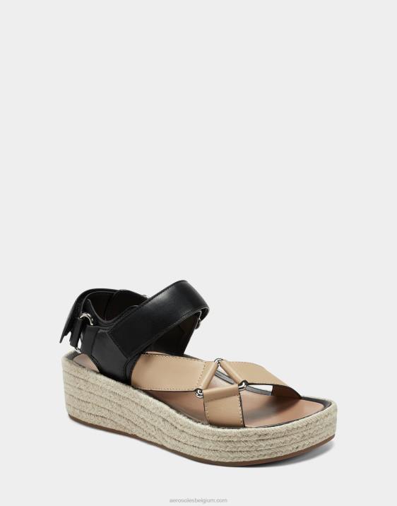 sandaal zwarte combo Aerosoles 0V00404 vrouwen