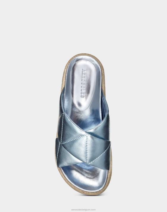 sandaalblauw metallic Aerosoles 0V00295 vrouwen