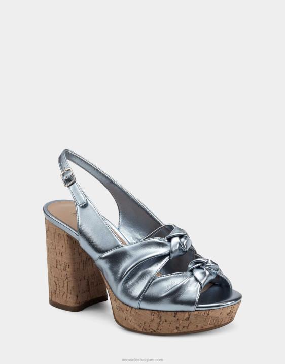 sandaalblauw metallic Aerosoles 0V00389 vrouwen