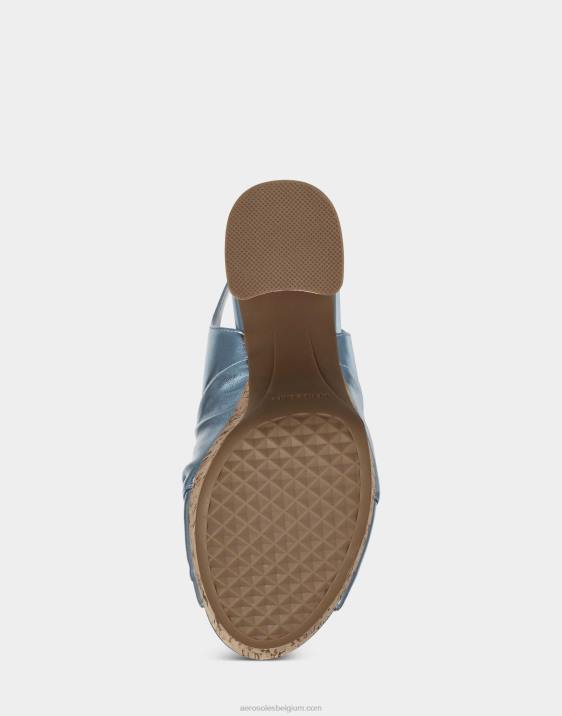 sandaalblauw metallic Aerosoles 0V00389 vrouwen