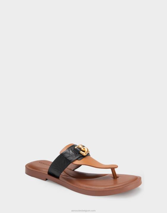 sandaalbruin comboleer Aerosoles 0V00448 vrouwen