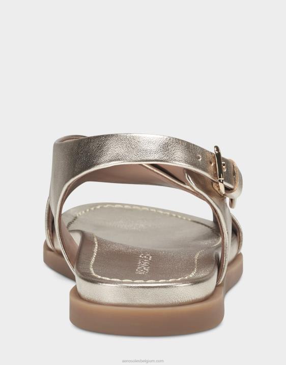 platte sandaal goud kunstleer Aerosoles 0V00471 vrouwen