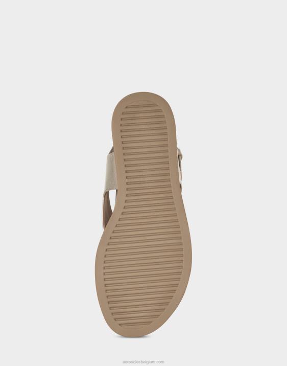 platte sandaal goud kunstleer Aerosoles 0V00471 vrouwen