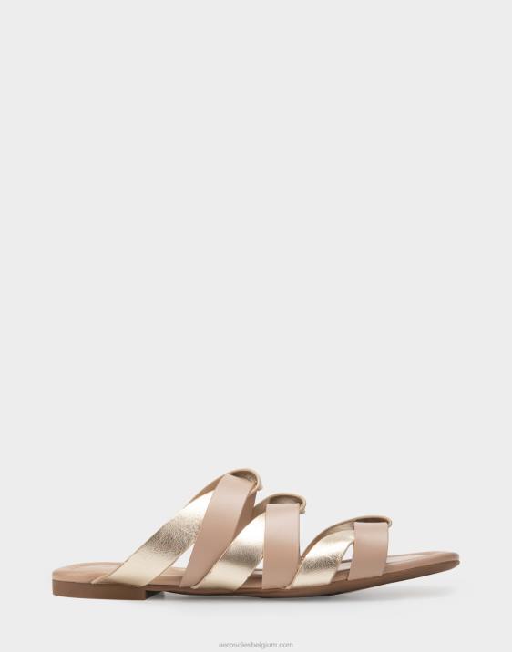 platte sandaal taupe combinatie Aerosoles 0V00277 vrouwen