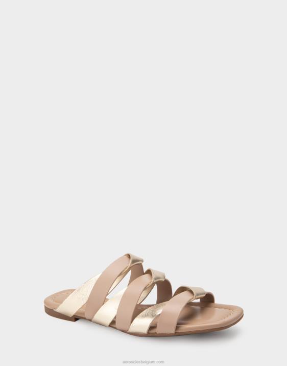 platte sandaal taupe combinatie Aerosoles 0V00277 vrouwen
