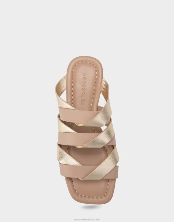 platte sandaal taupe combinatie Aerosoles 0V00277 vrouwen