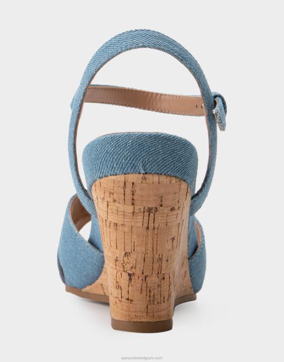 sleehak blauw denim Aerosoles 0V00321 vrouwen