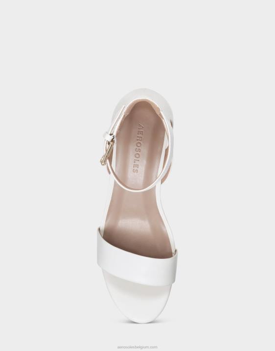 sleehak sandaal gebroken wit Aerosoles 0V00325 vrouwen