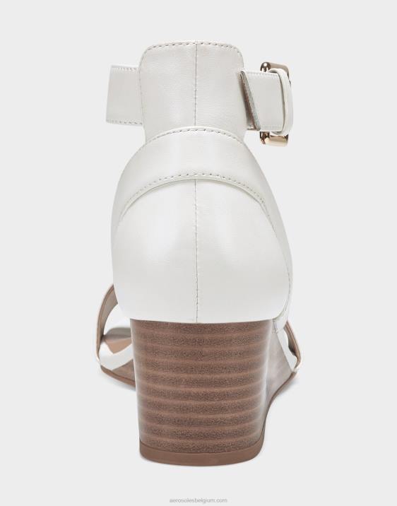 sleehak sandaal gebroken wit Aerosoles 0V00325 vrouwen
