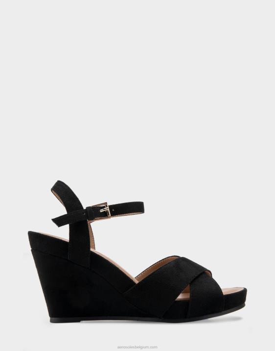 sleehak zwart imitatie suède Aerosoles 0V00320 vrouwen
