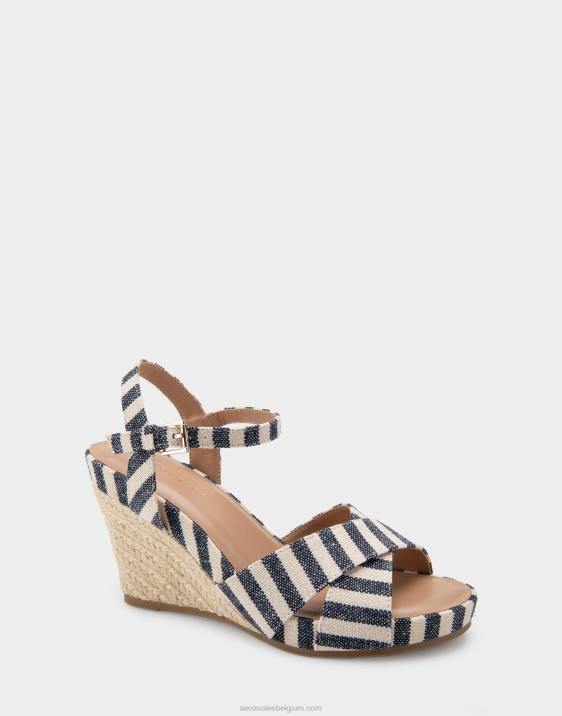 wedge donkerblauwe streep Aerosoles 0V00312 vrouwen