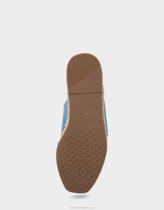 espadrille slide blauw suède Aerosoles 0V00282 vrouwen