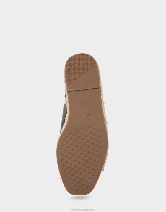 espadrille slide zwart combo Aerosoles 0V00279 vrouwen