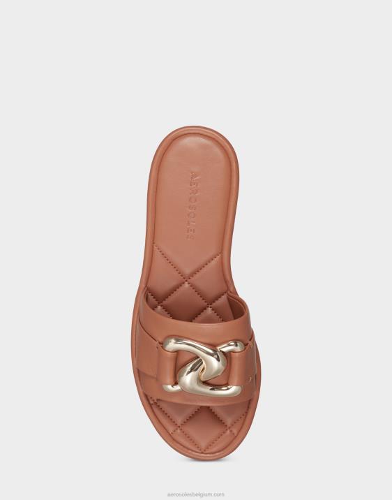 schuif bruin leer Aerosoles 0V00283 vrouwen