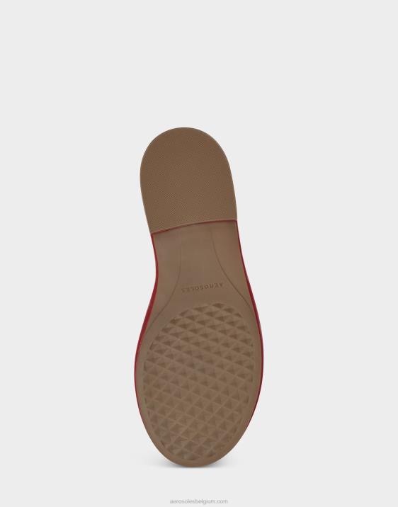 schuif rood leer Aerosoles 0V00284 vrouwen
