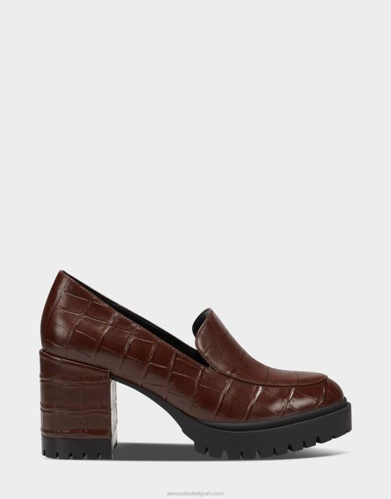 loafer bruin croco Aerosoles 0V00379 vrouwen