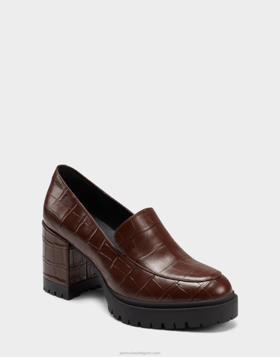 loafer bruin croco Aerosoles 0V00379 vrouwen