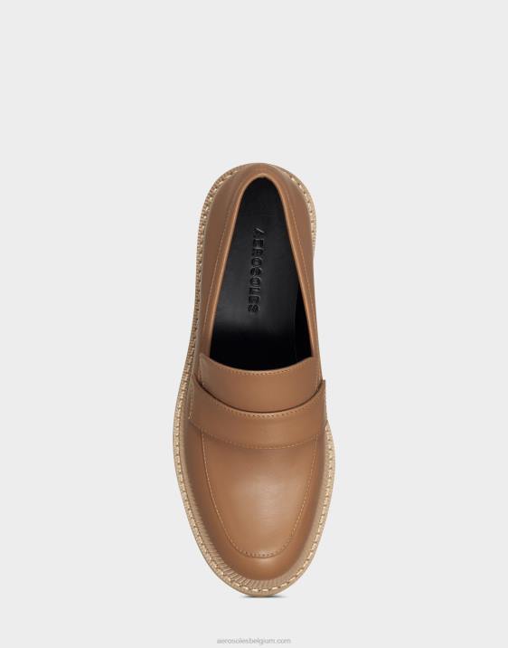 loafer bruin leer Aerosoles 0V00166 vrouwen