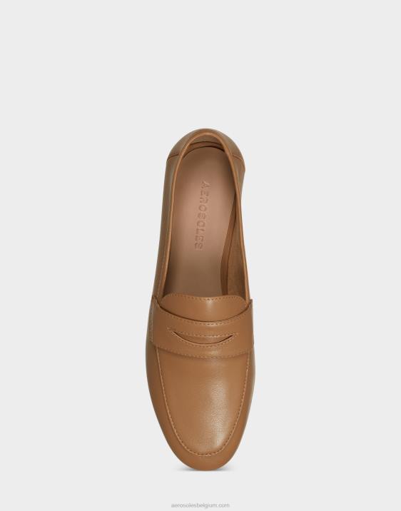 loafer cognac leer Aerosoles 0V00187 vrouwen