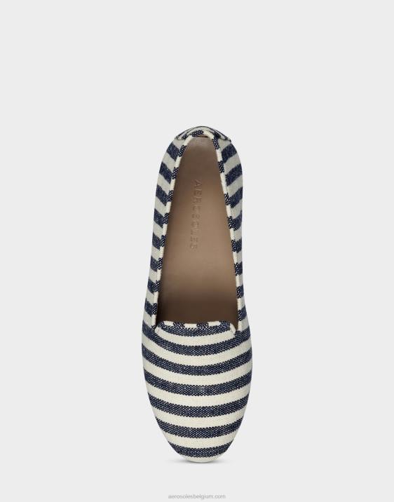loafer donkerblauwe streepstof Aerosoles 0V00207 vrouwen