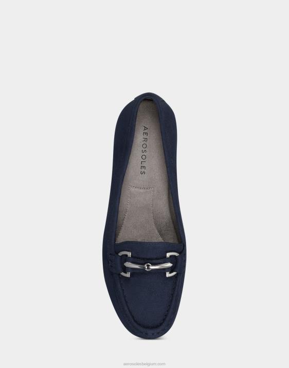 loafer marine imitatie suède Aerosoles 0V00167 vrouwen