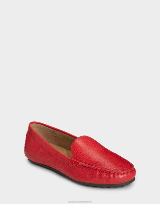 loafer rood echt leer Aerosoles 0V00148 vrouwen