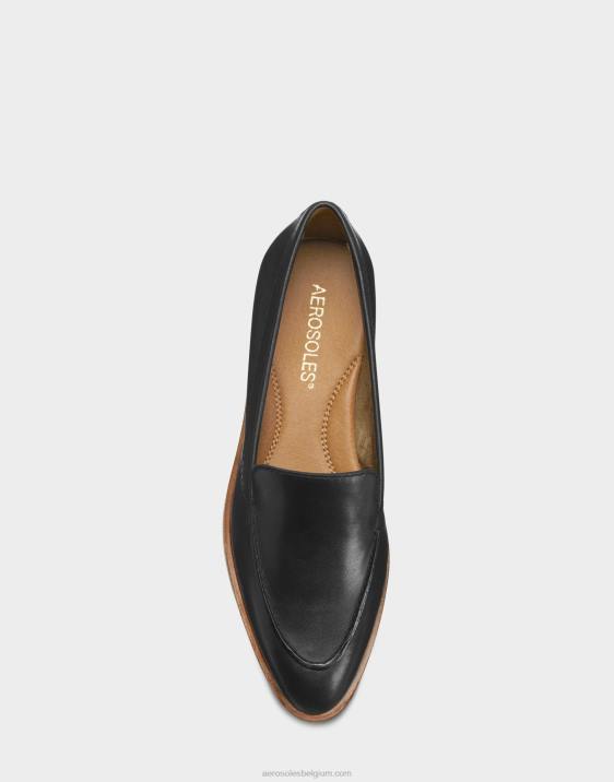 loafer zwart leer Aerosoles 0V00143 vrouwen